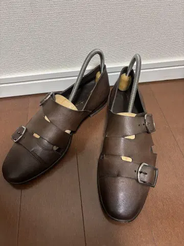 Santoni 브라운 구르카 샌들 7