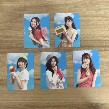 노기자카 카페 트레이딩 카드 5장 세트