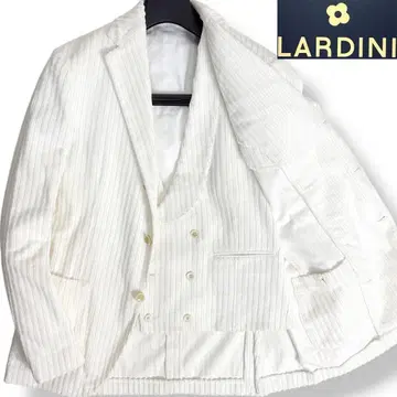 J7289 미사용 라르디니 코듀로이 2피스 자켓 화이트 46