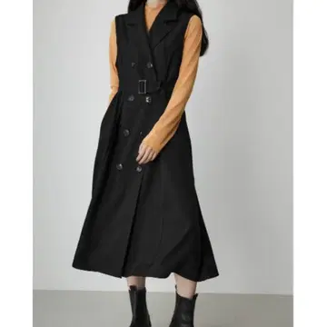 AZUL by moussy 트렌치 베스트 원피스
