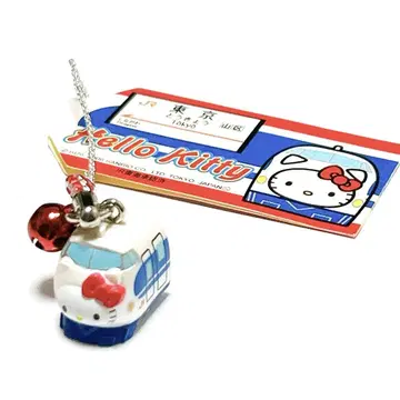 헬로키티 도쿄역 한정판 신칸센 스트랩 지역 한정 초레어