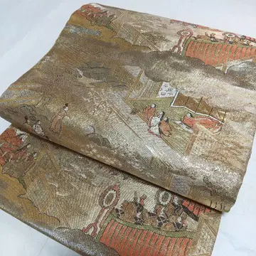 예복 후쿠로 오비 겐지 이야기 금실 은실
