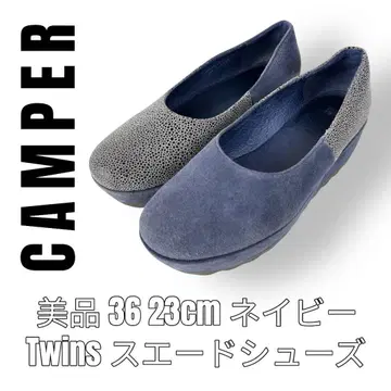 CAMPER 캠퍼 36 23cm 통굽 펌프스 Twins 트윈즈