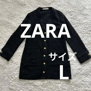 [ ZARA ] 자라 트위드 원피스 가디건 사이즈 L