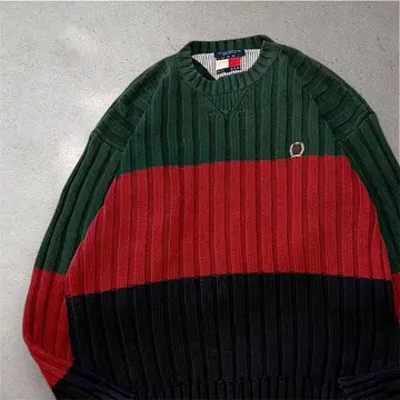90s TOMMY HILFIGER cotton knit sweater