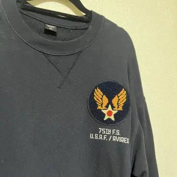 AVIREX 75TH F.S. U.S.A.F. 트레이닝복 XL