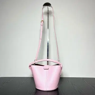 핑크색 양동이형 숄더백 파우치 포함 새상품급
