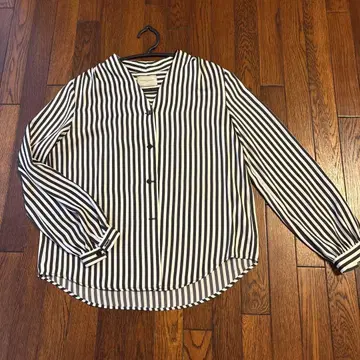 UNITED ARROWS 스트라이프 긴팔 셔츠 (사이즈 36)