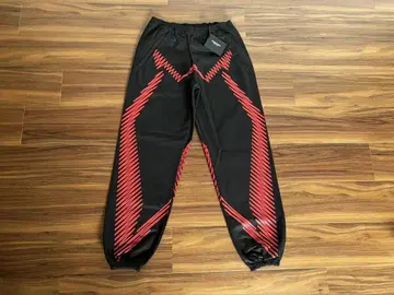 마르셀로 바론 새상품 스웨트 팬츠 블랙 x 레드 블랙 S
