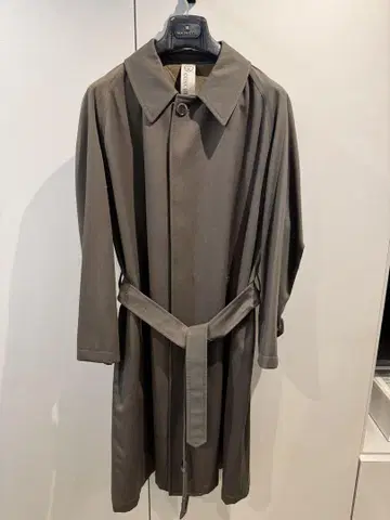 CONCETTO 빔즈f 별주 M 스텐카라 코트 올리브 그린