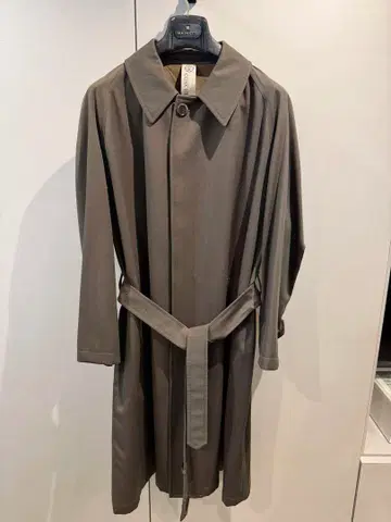 CONCETTO 빔즈f 별주 M 스텐카라 코트 올리브 그린