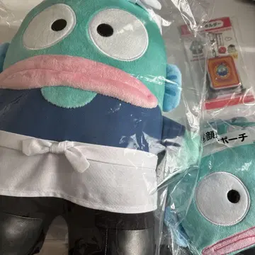산리오 한교동 제일복권 봉제 인형 얼굴 모양 파우치 키링