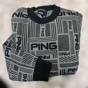 PING 그레이 블랙 스웨터 S