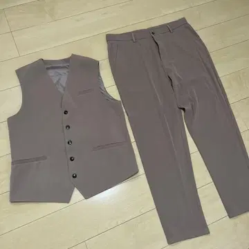 SHEIN 브라운 캐주얼 수트 XXL