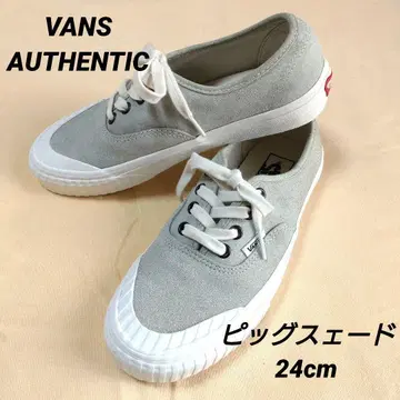 VANS 반스 오센틱 138 피그 스웨이드 그레이 24cm
