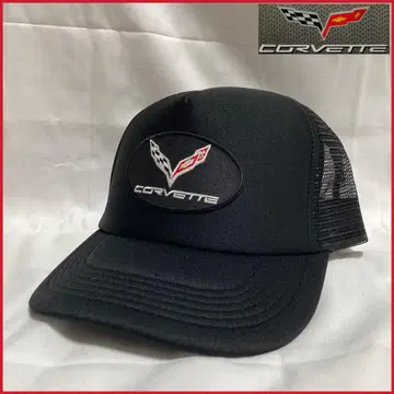 CORVETTE 코르벳 메쉬 캡 트래커 캡 블랙