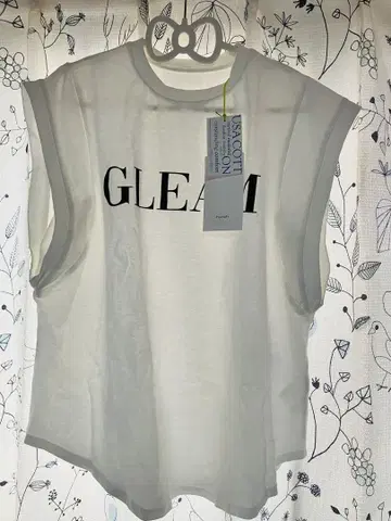 미사용 새상품! hunch GLEAM 슬리브리스 T셔츠