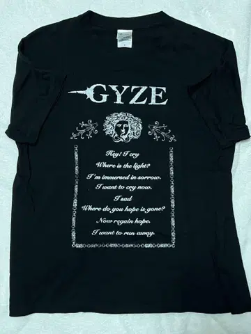 GYZE/RYUJIN 초기 T셔츠