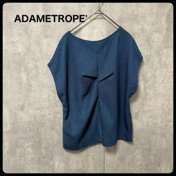 ADAMETROPE 린넨라이크 2WAY T 블라우스 상의
