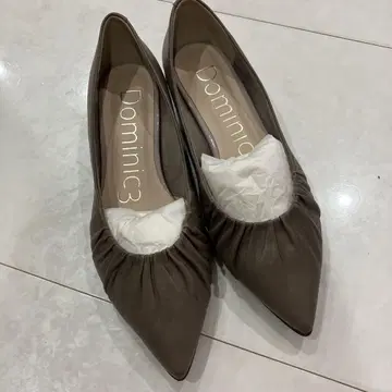 새상품 Dominic 하이힐 펌프스 23.5cm 브라운