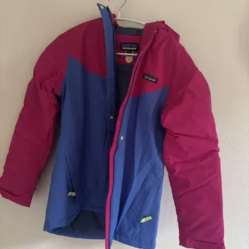patagonia 마운틴 후드티 XL (키즈) 핑크 블루