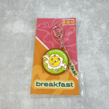 미세스 그린애플 breakfast 러버 키링