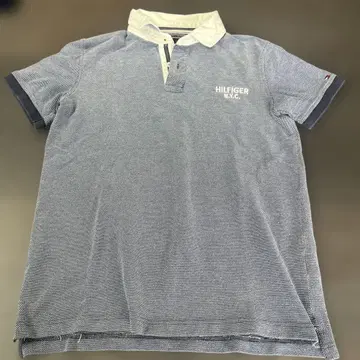 Tommy Hilfiger 네이비 피케 셔츠 L