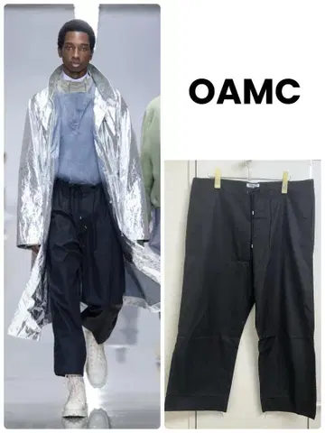 OAMC 와이드 이지 팬츠 블랙 jilsander