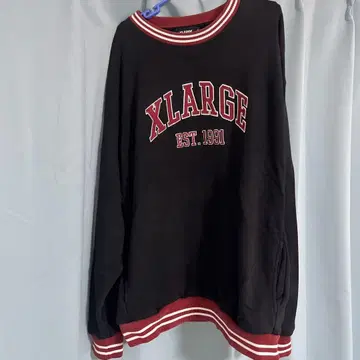 XLARGE 트레이닝복 XL 블랙 빨흰 스트라이프