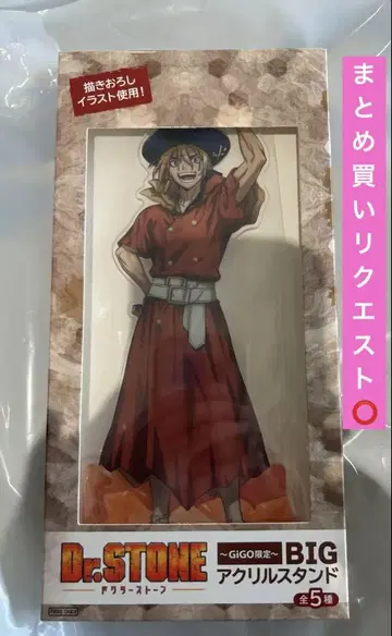 Gigo 한정판 Dr.STONE 나나미 류스이 BIG 아크릴 스탠드