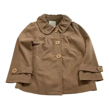 가을 상품 여성용 피 코트 숏 기장 베이지 M 사이즈