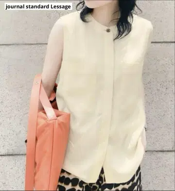저널 스탠다드 레사쥬 슬리브리스 셔츠 블라우스