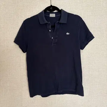 LACOSTE 네이비 피케 셔츠 사이즈 3