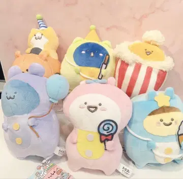 오붕구와 함께 놀이공원 봉제 인형 전 6종 세트