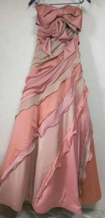 컬러 드레스 레이스업 M 사이즈