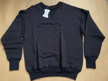 새상품 웨어하우스 401 맨투맨 BLACK 흑먹색 44 XL 무지