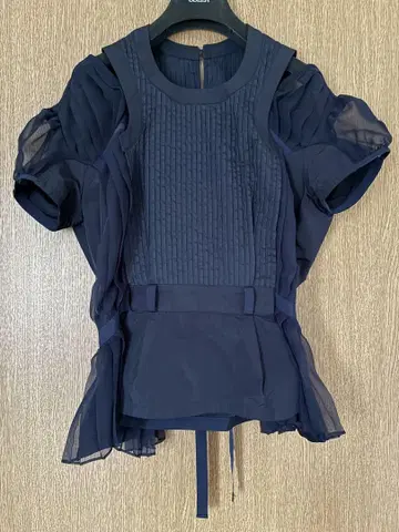 sacai 사카이 네이비 상의 시착만 한 상품