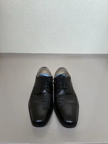 블랙 가죽 드레스 신발