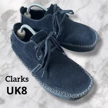 Clarks 클락스 위버 WEAVER UK8 블랙 스웨이드