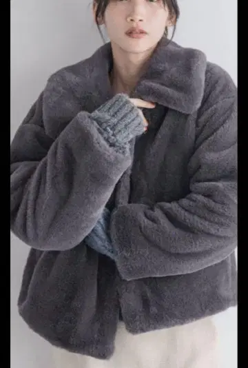 숏 퍼 블루종 231568 로리즈팜 2024AW