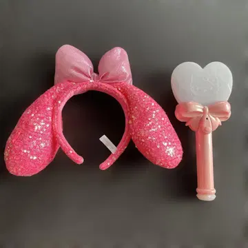 산리오 퓨로랜드 응원봉 지팡이 머리띠 마이멜로디 키티