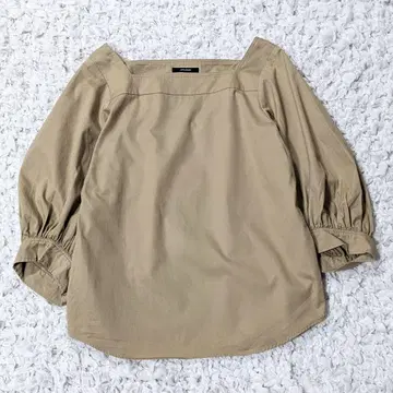 저널 스탠다드 베이지 벌룬 슬리브 셔츠 블라우스 오부소데