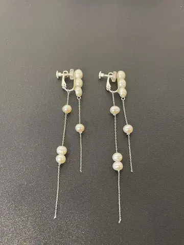 Lasana 귀찌 stilla pearl /earrings