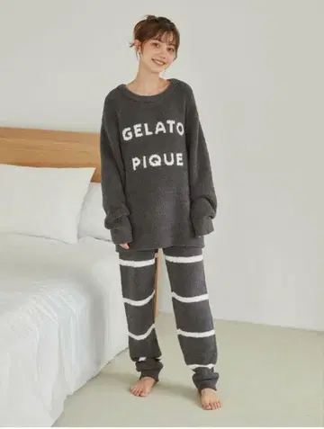 GELATO PIQUE 룸웨어 세트 그레이