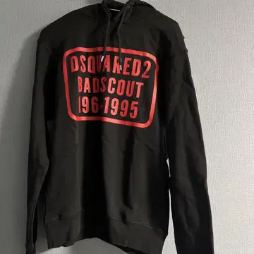 DSQUARED2 BADSCOUT 후드티 블랙 사이즈 L