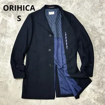 새상품급 ORIHICA 오리히카 다크 네이비 남성용 울 코트 사이즈 S