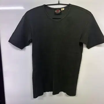 HARLEY-DAVIDSON 다크 그레이 V넥 T셔츠 L