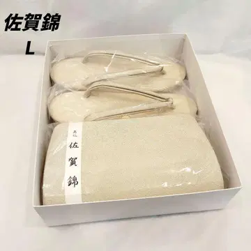 새상품 사카니시 샴페인 골드 조리 백 L 기모노 전통 예복 기모노 호몬기