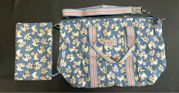 Cath Kidston 테리어 패턴 접이식 보스턴형 백