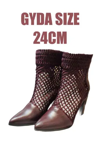 타이틀 GYDA 부츠 24cm 메쉬 디자인